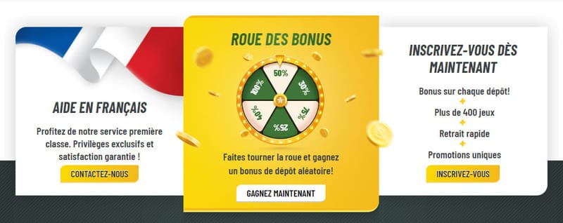 bonus sur ma chance casino